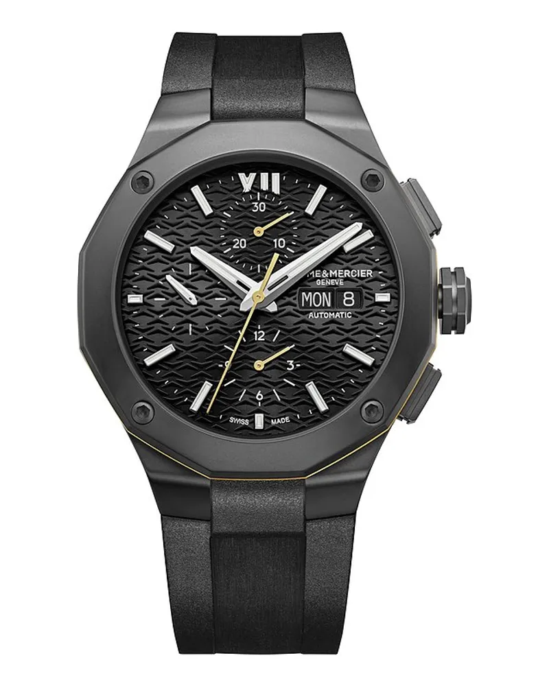 Baume & Mercier Herrenuhr Riviera Schwarz