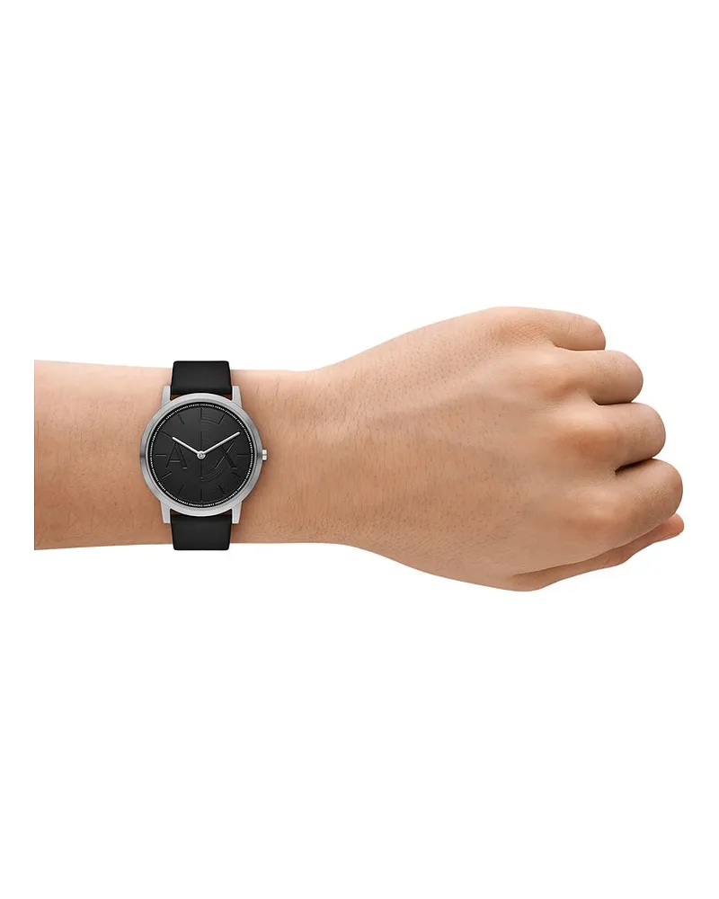 Armani Exchange Uhren-Set inkl. Wechselarmband Silber