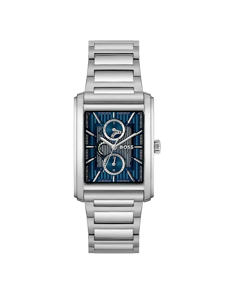 HUGO BOSS Herrenuhr PRINCIPLE DRESS MULTI Silber