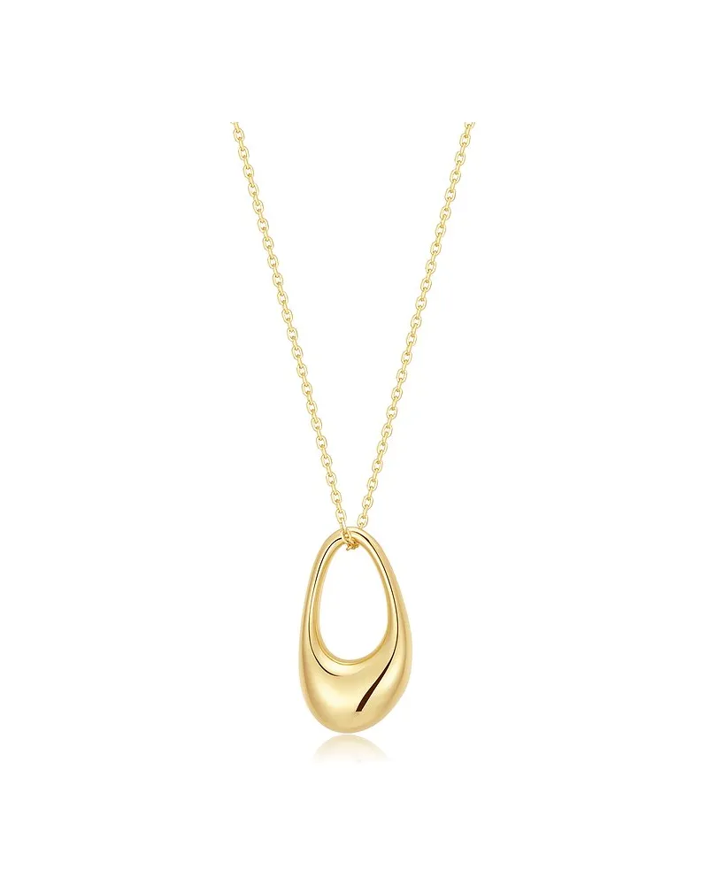 ANIA HAIE Kette 76 - Wanderer Gelbgold