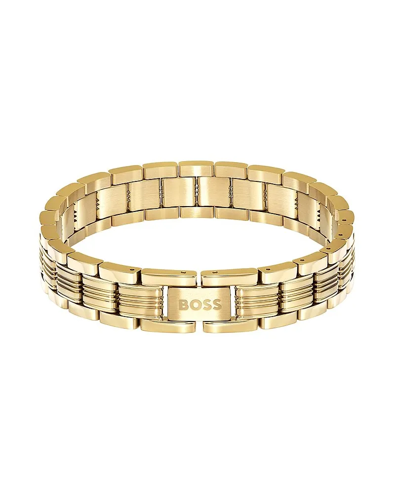 HUGO BOSS Armband BOSS EMBLEM Gold
