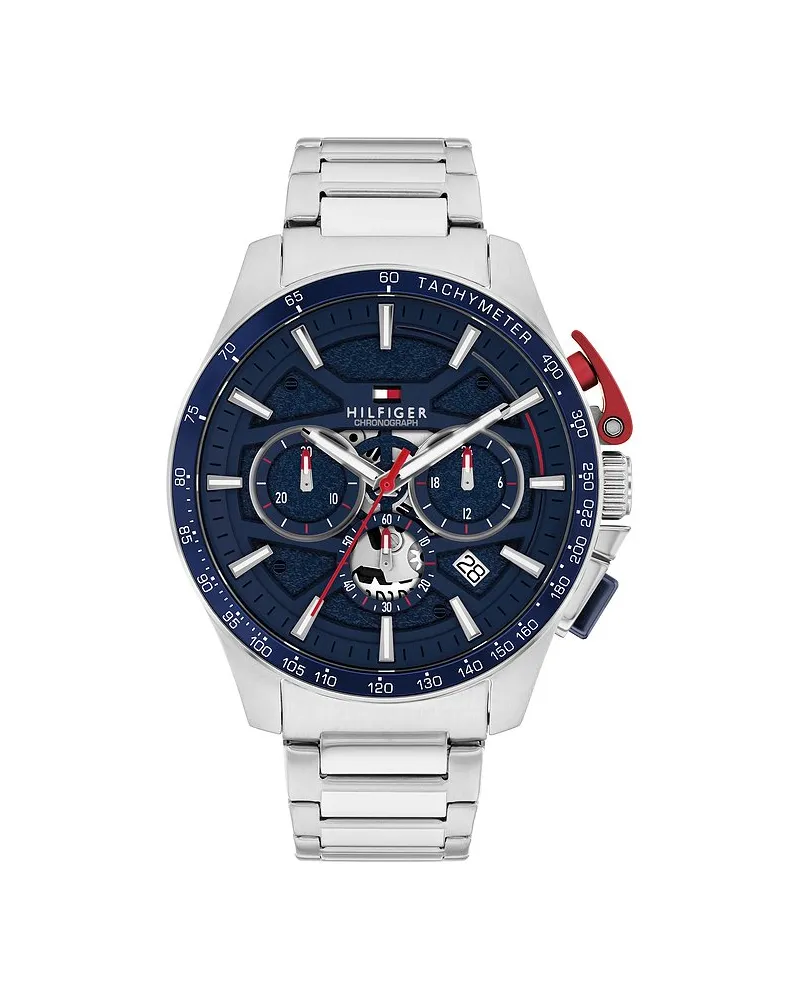 Tommy Hilfiger Chronograph BANK Silber