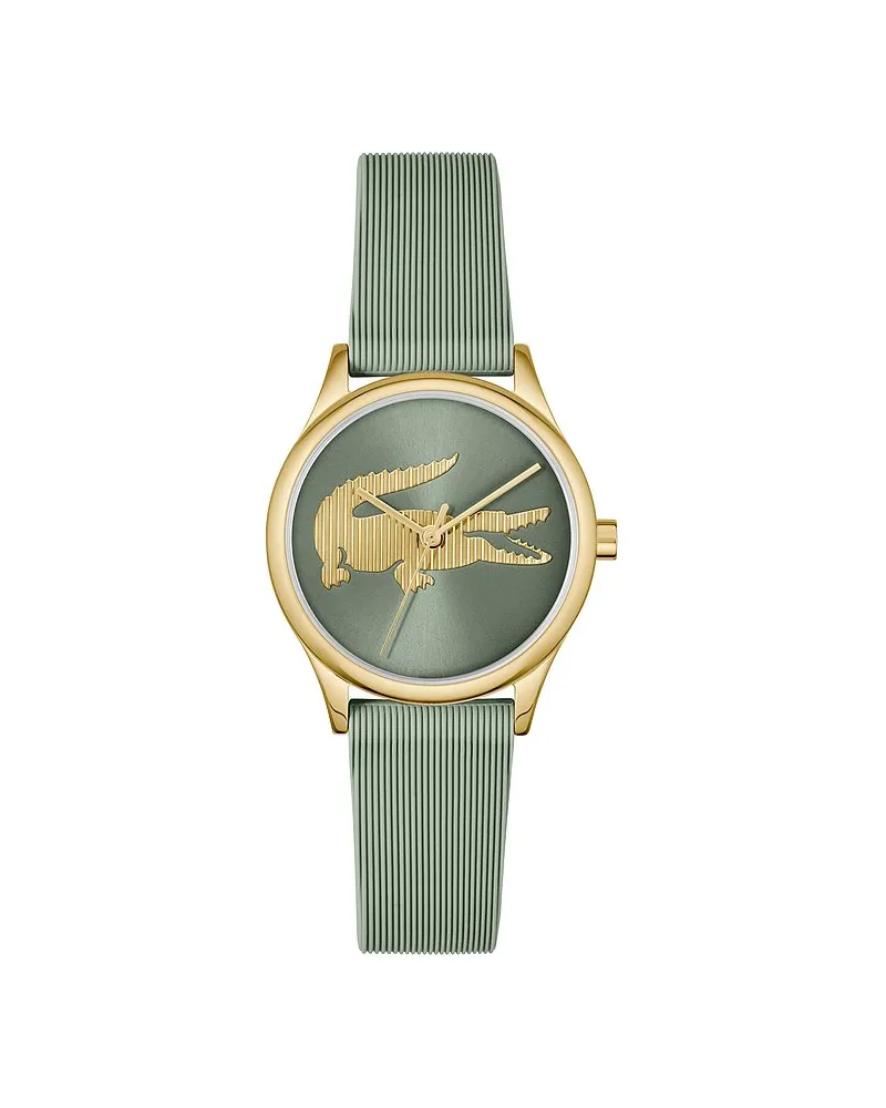 Lacoste Damenuhr CROCODELLE Gold