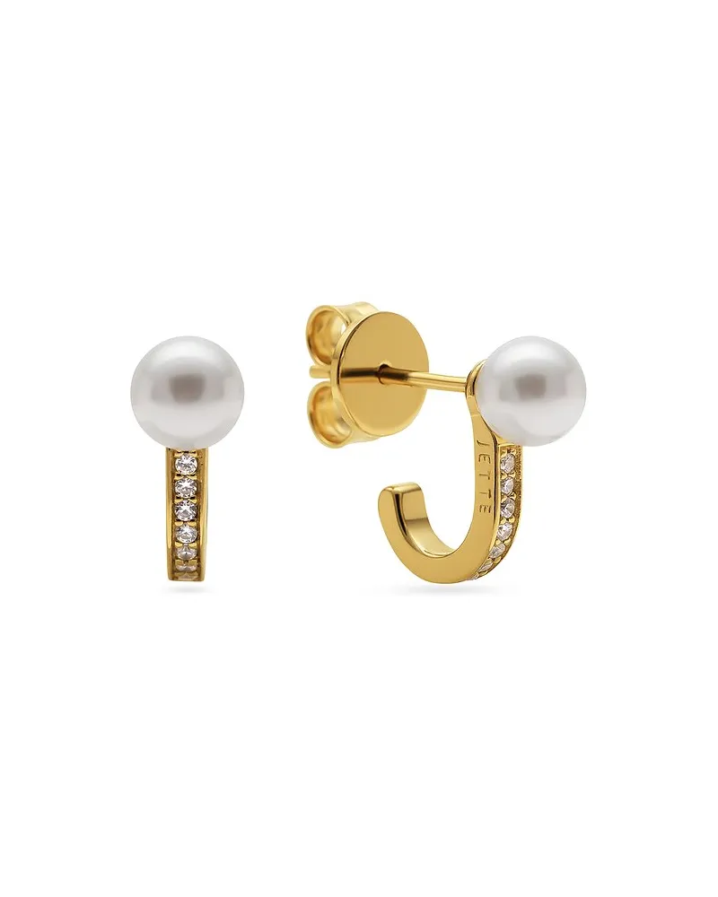 JETTE Ohrhänger PEARL Gold