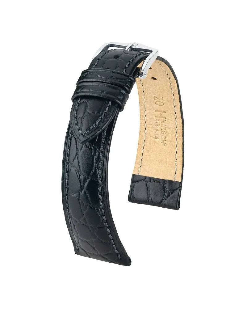 Hirsch Lederband Aristocrat Schwarz