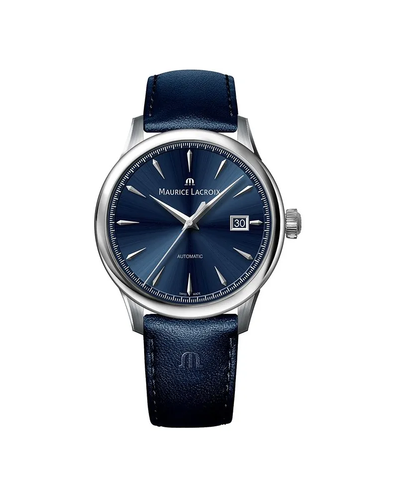 Maurice Lacroix Herrenuhr 1975 Automatic Silber