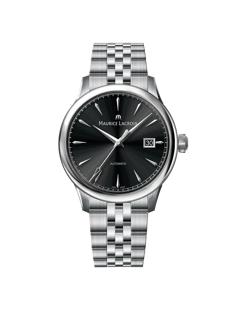 Maurice Lacroix Herrenuhr 1975 Automatic Silber