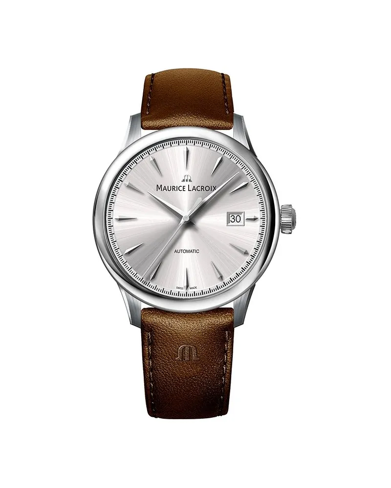 Maurice Lacroix Herrenuhr 1975 Automatic Silber
