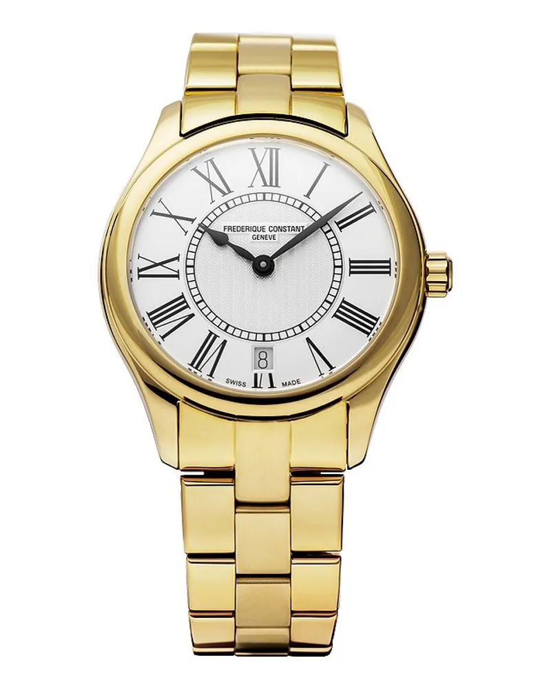 Frédérique Constant Damenuhr Classics Quartz Ladies Gelbgold