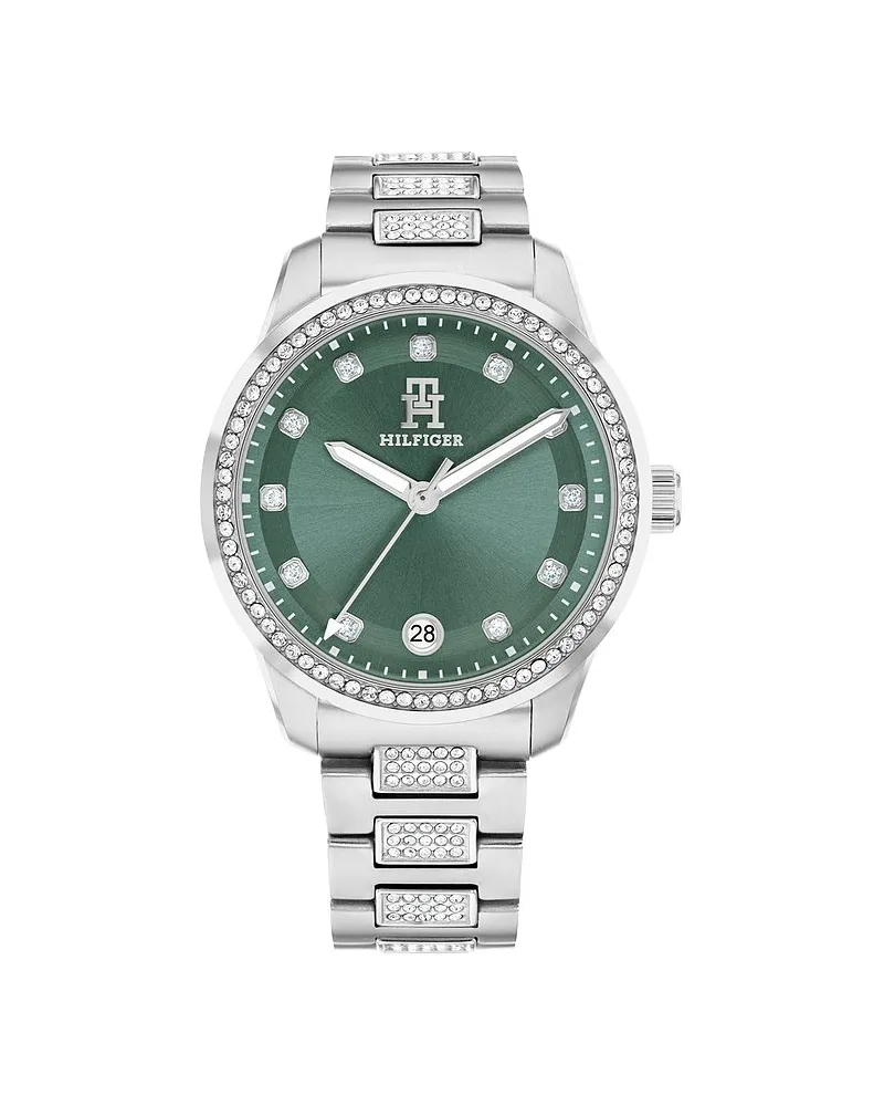 Tommy Hilfiger Damenuhr Th85 Crystals Silber