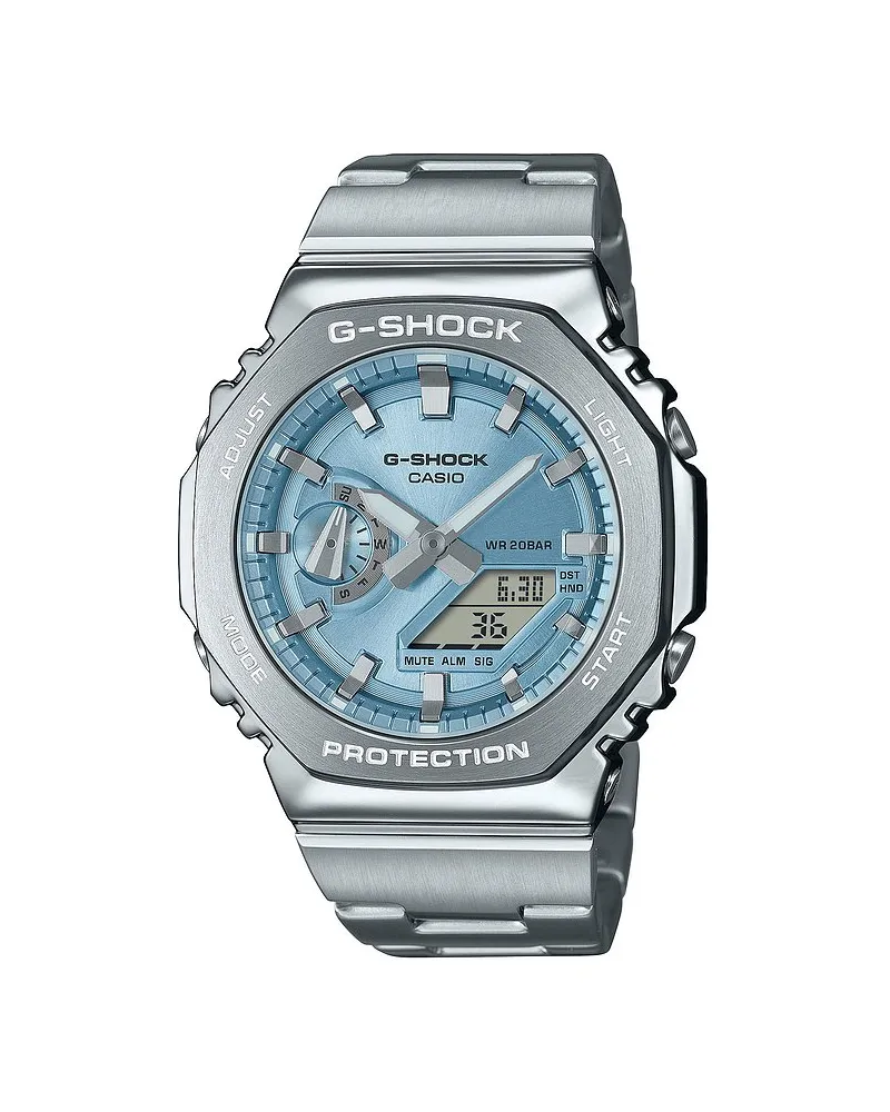 Casio Herrenuhr G-SHOCK Classic Silber