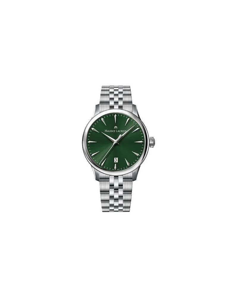 Maurice Lacroix Herrenuhr 1975 Quartz Silber