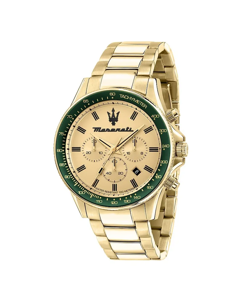 Maserati Chronograph Sfida Gold