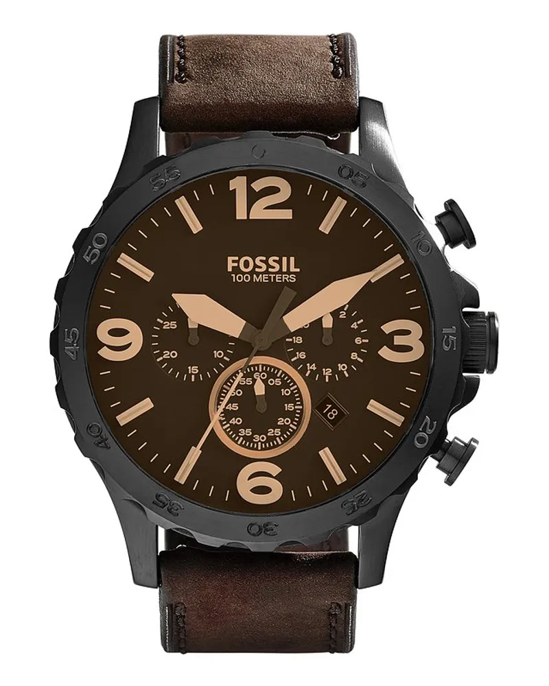 Fossil Chronograph Schwarz