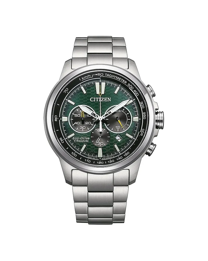 Citizen Chronograph Super Titanium Silber