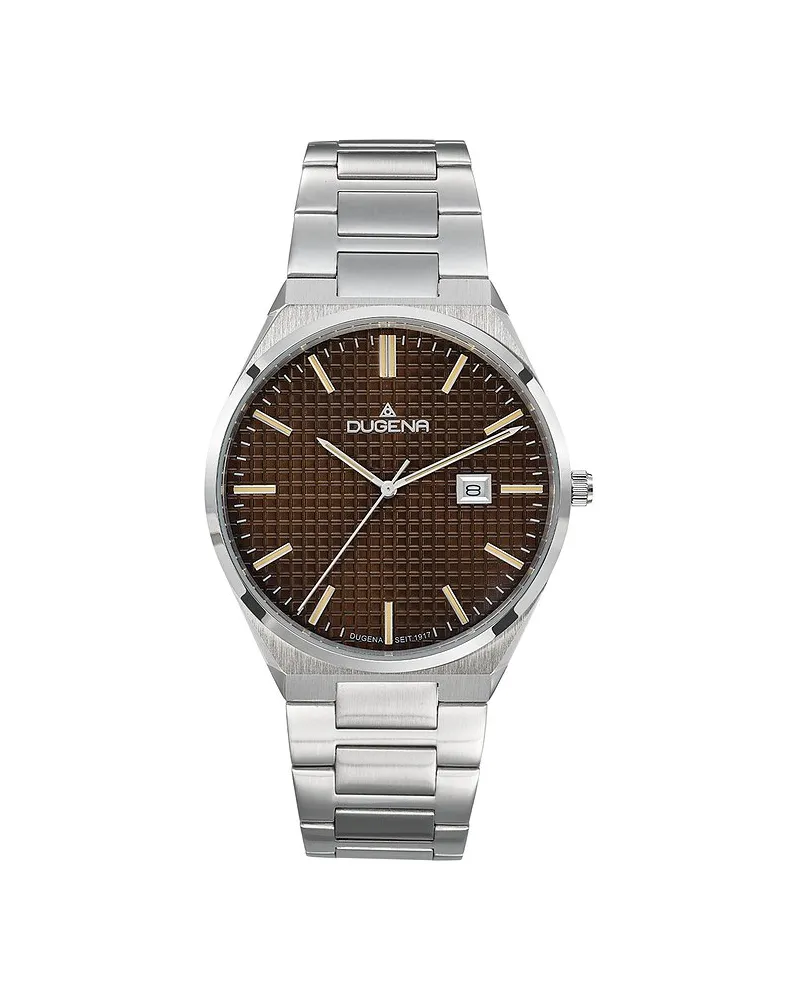 Dugena Herrenuhr Oslo Silber
