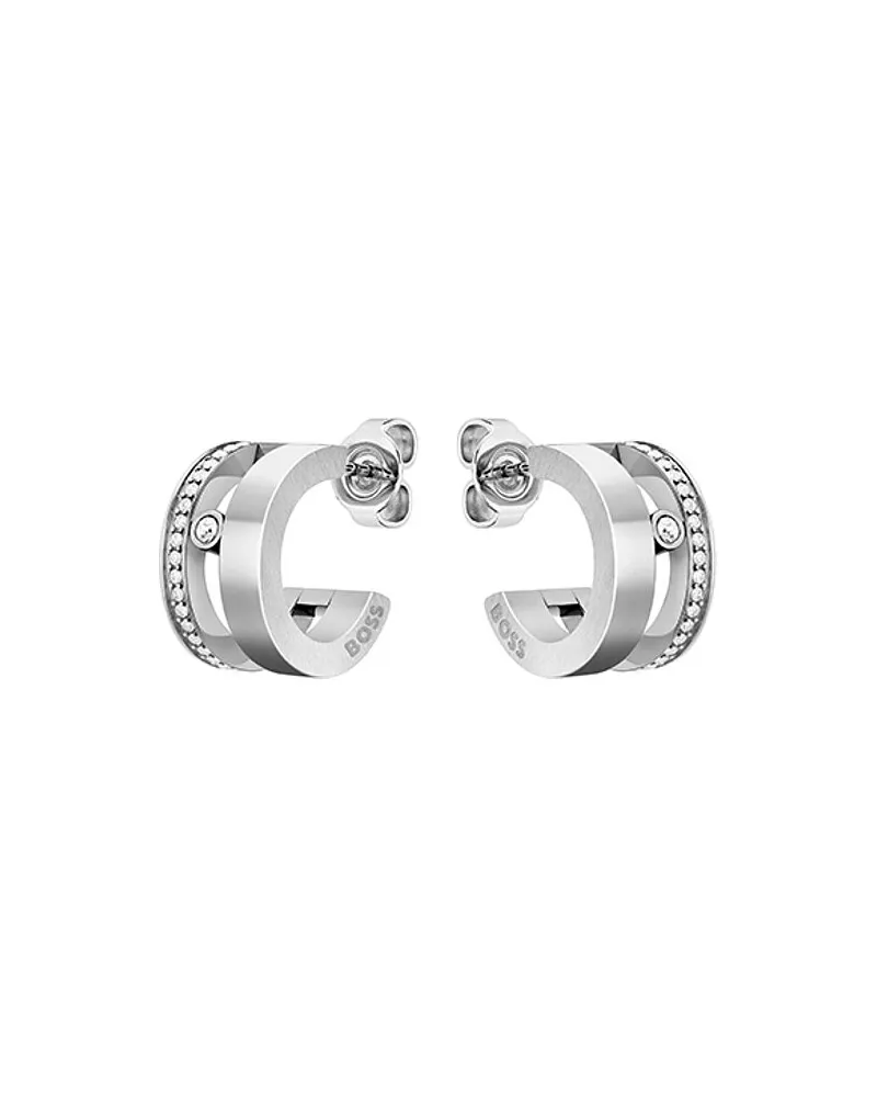 HUGO BOSS Creolen Silber