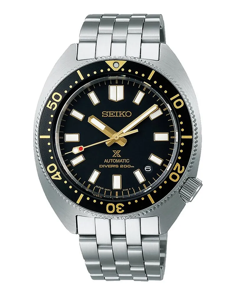 Seiko Taucheruhr SEA Silber