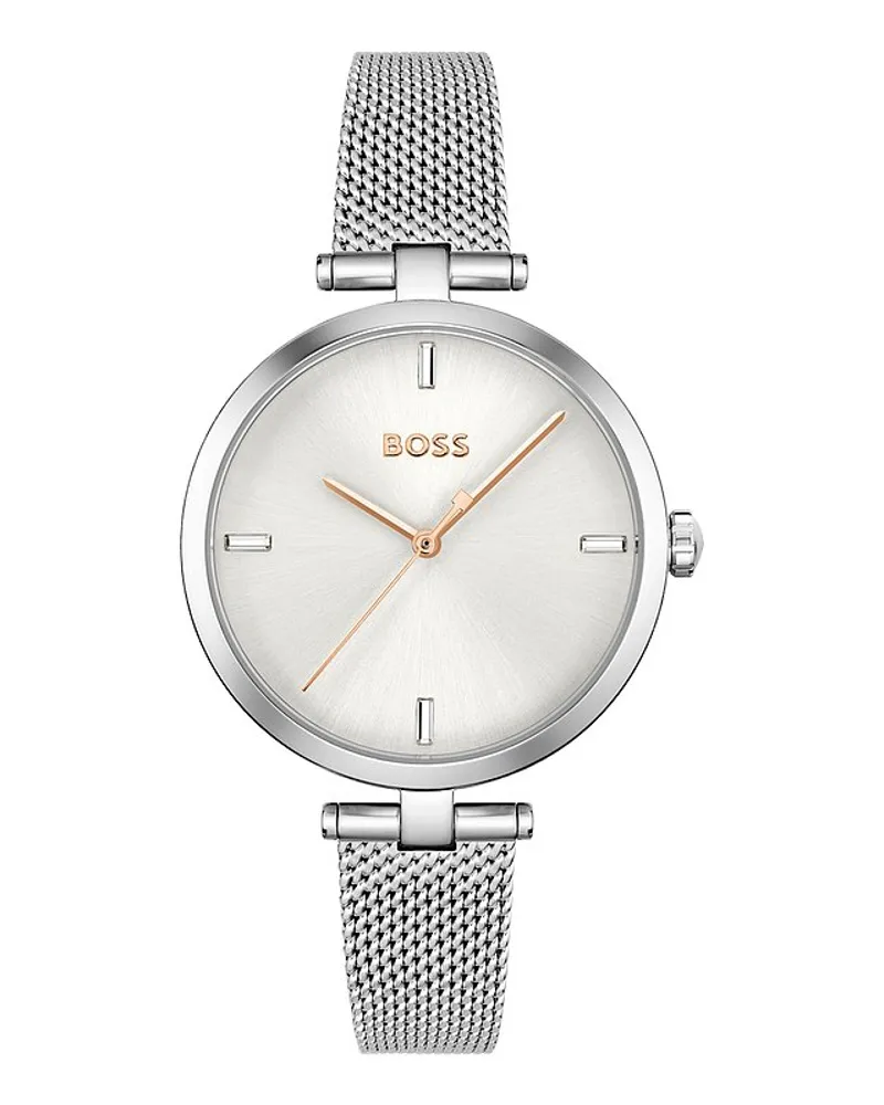 HUGO BOSS Damenuhr Silber