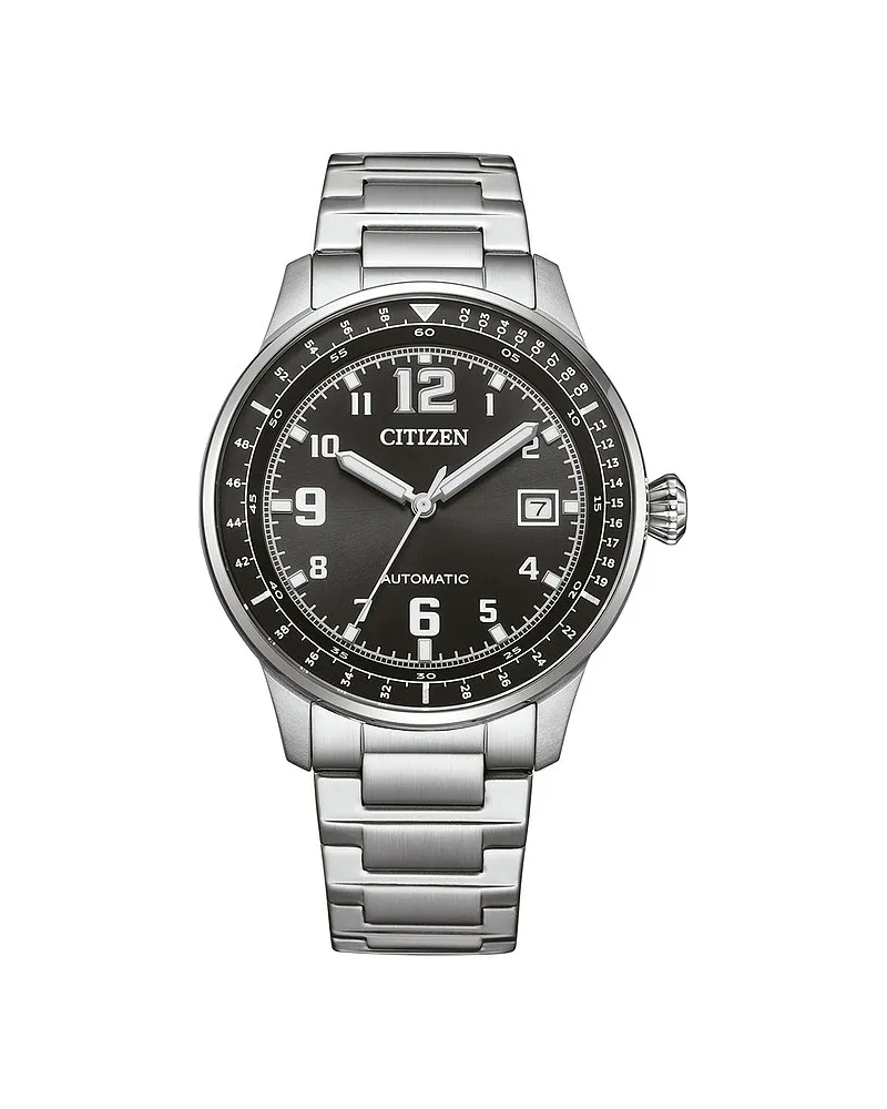Citizen Herrenuhr Mechanisch Silber