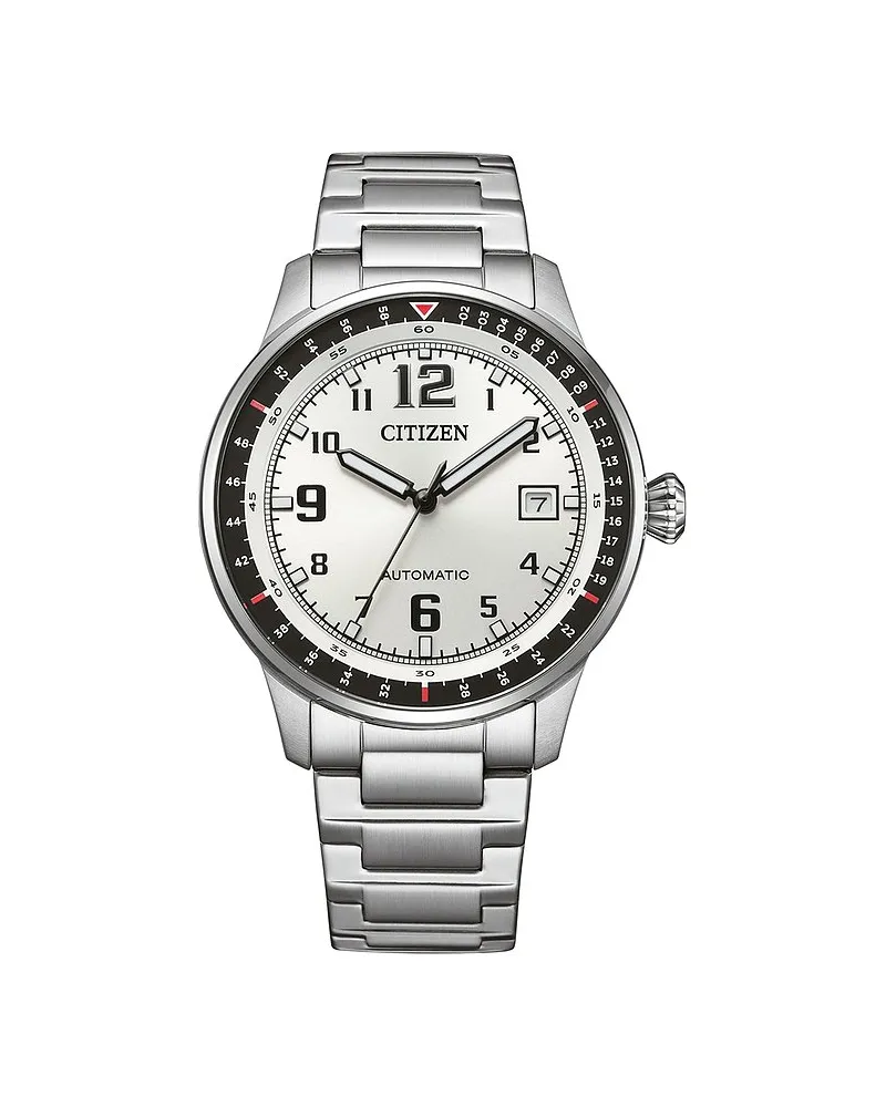 Citizen Herrenuhr Mechanisch Silber
