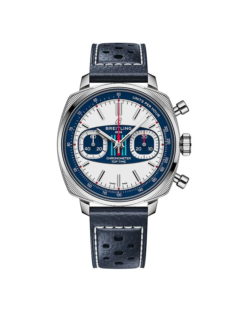 Breitling Chronograph Top Time Silber