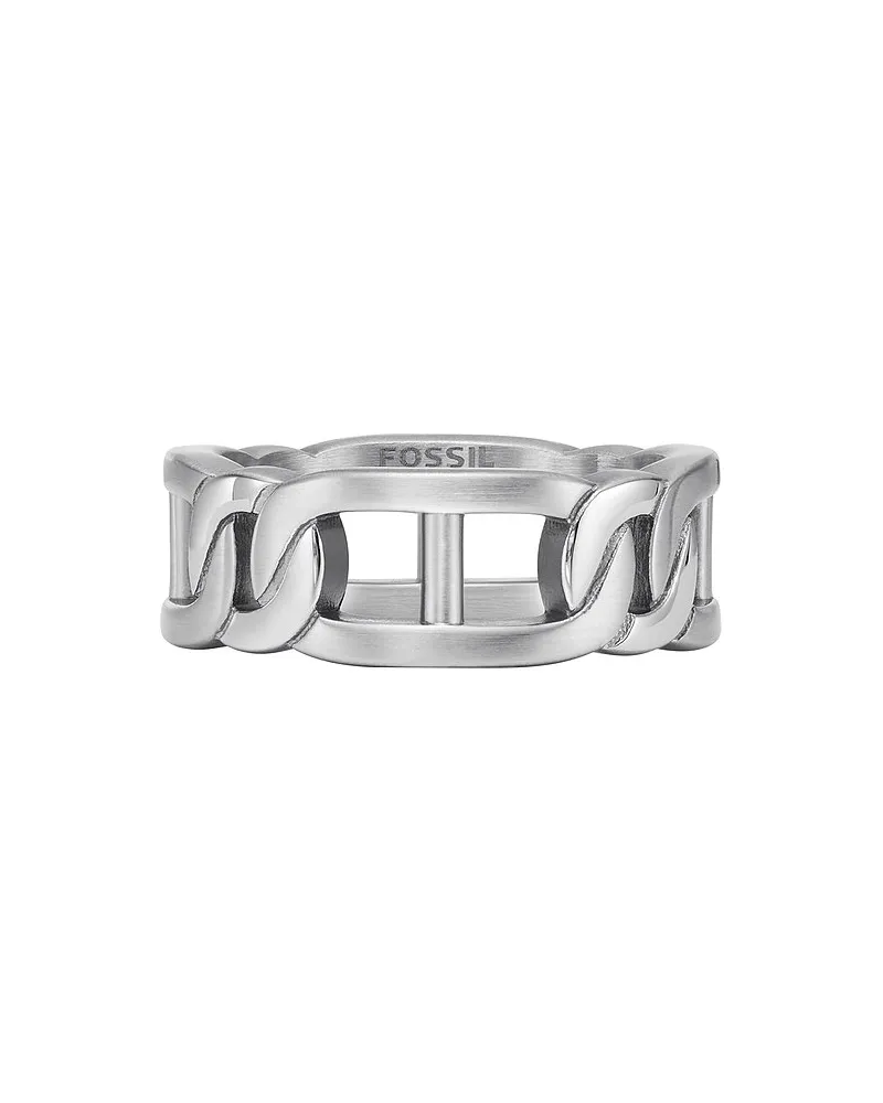 Fossil Herrenring Heritage Silber