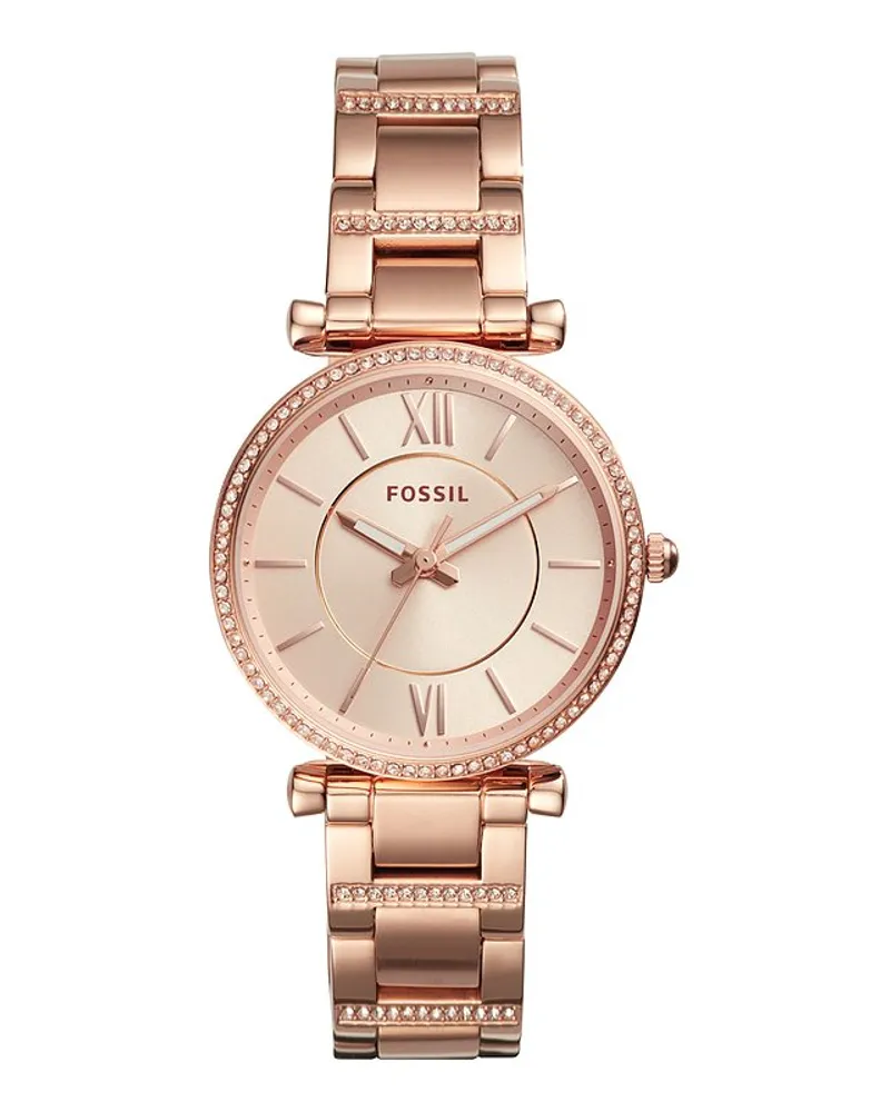 Fossil Damenuhr Carlie Roségold