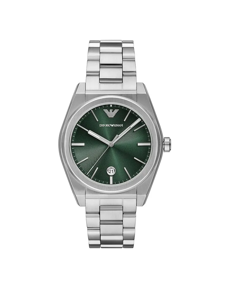 Emporio Armani Herrenuhr Silber