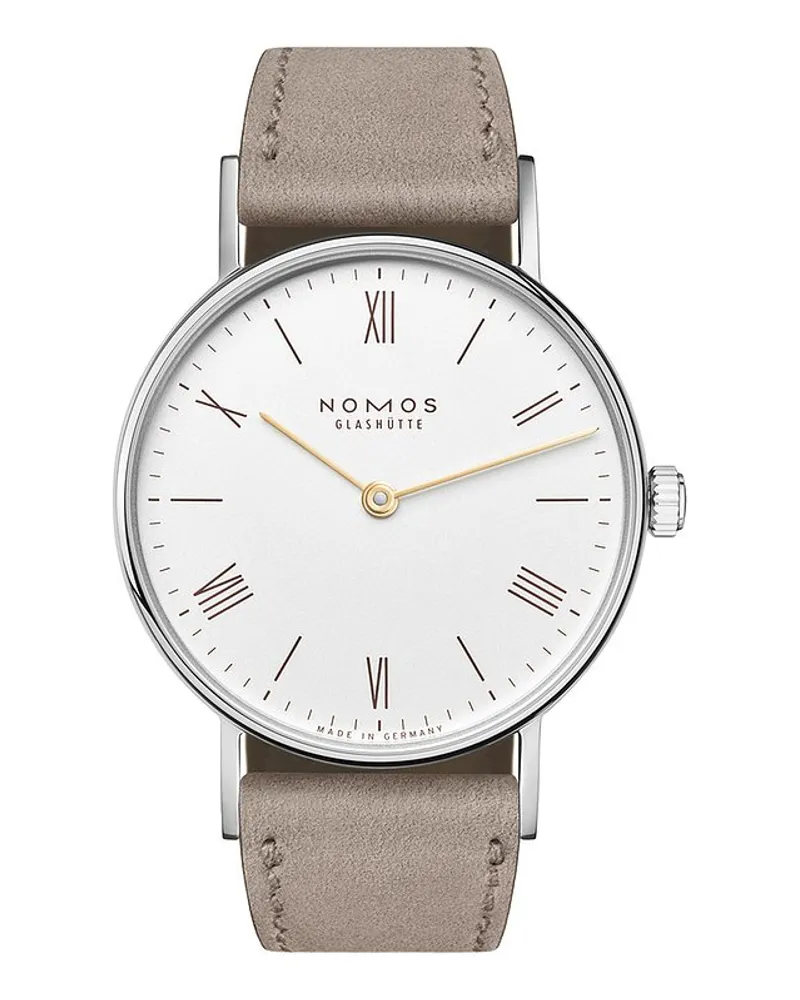 NOMOS Glashütte Damenuhr Ludwig 33 Duo Silber