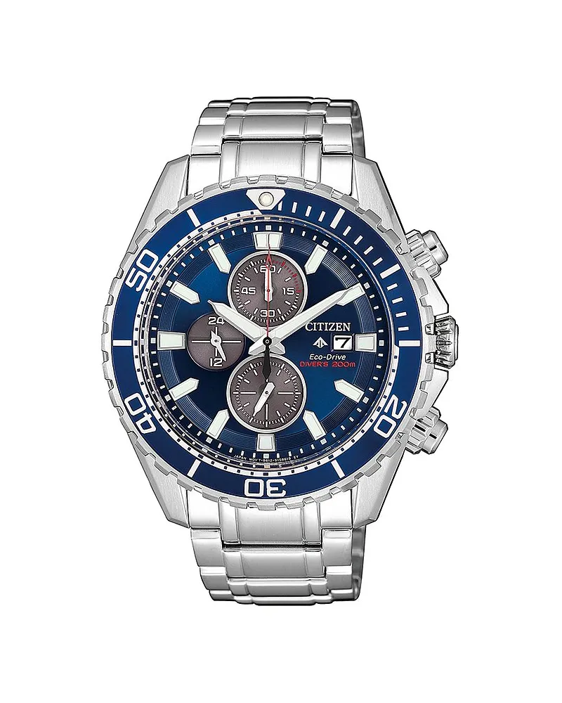 Citizen Herrenuhr Promaster Marine Silber