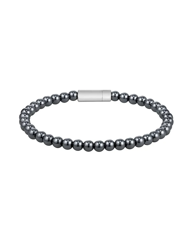 HUGO BOSS Armband SPHERE BEADS Grau