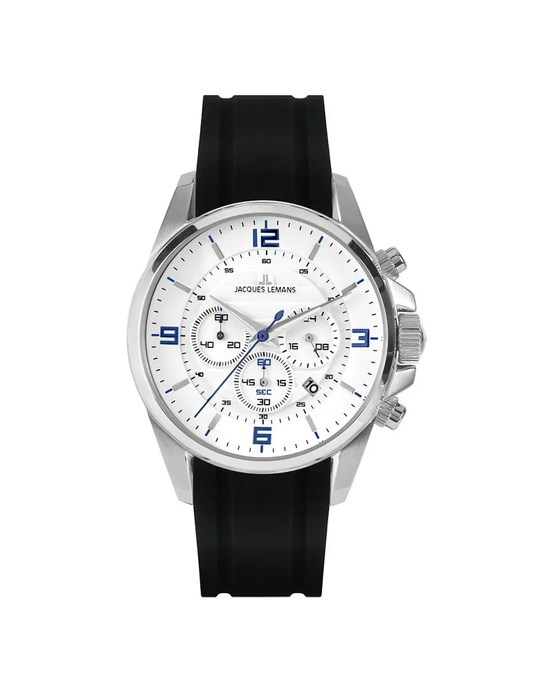 Jacques Lemans Chronograph Sport Silber
