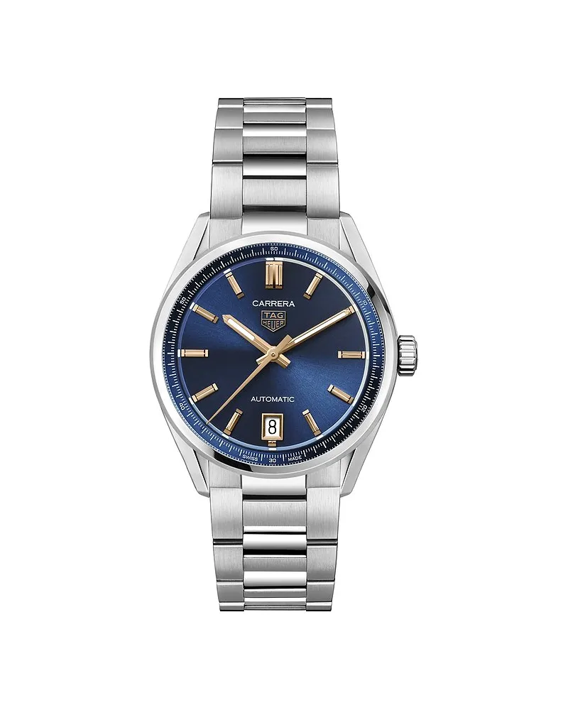 TAG Heuer Damenuhr Carrera Date Silber