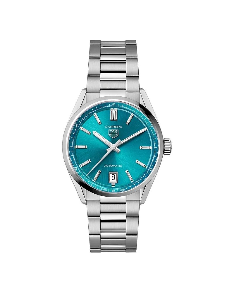 TAG Heuer Damenuhr Carrera Date Silber