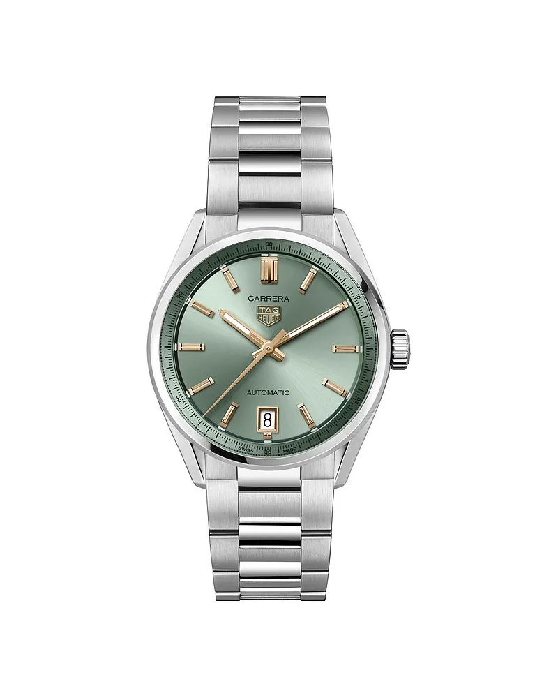 TAG Heuer Damenuhr Carrera Date Silber