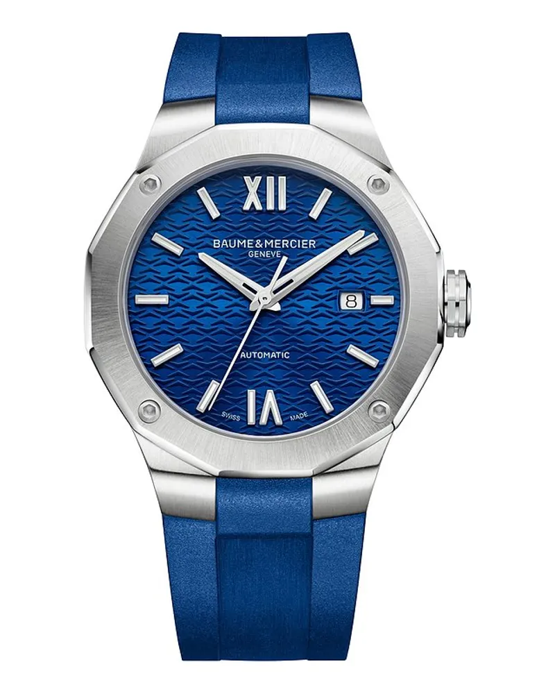 Baume & Mercier Herrenuhr Riviera Silber