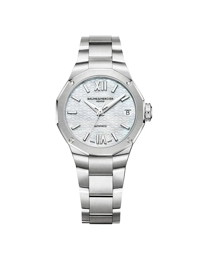 Baume & Mercier Damenuhr Riviera Silber