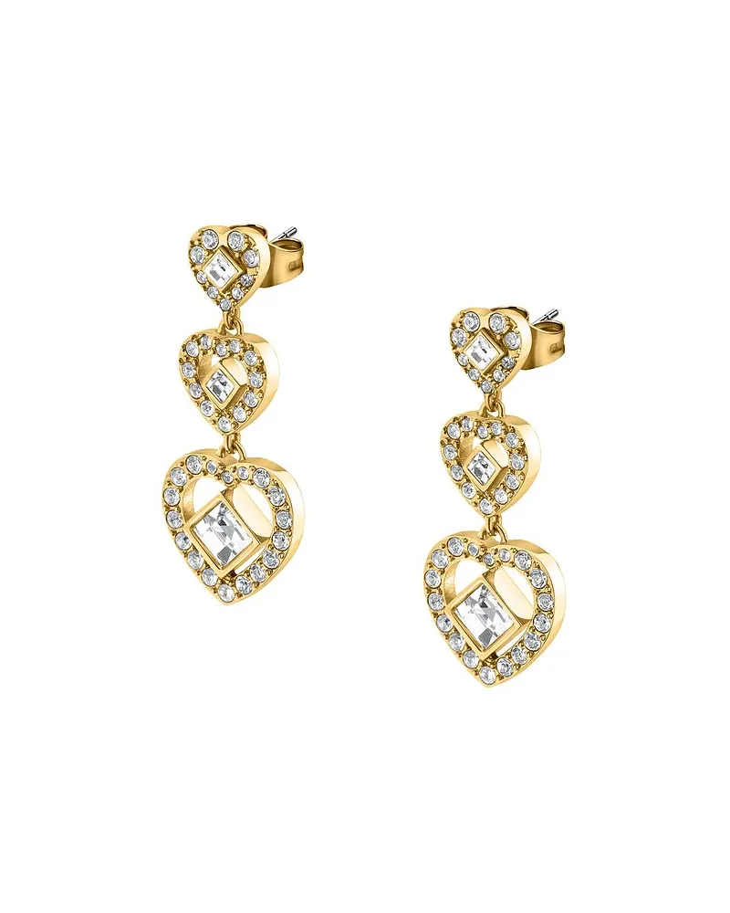 Karl Lagerfeld Ohrhänger Crystals Gelbgold