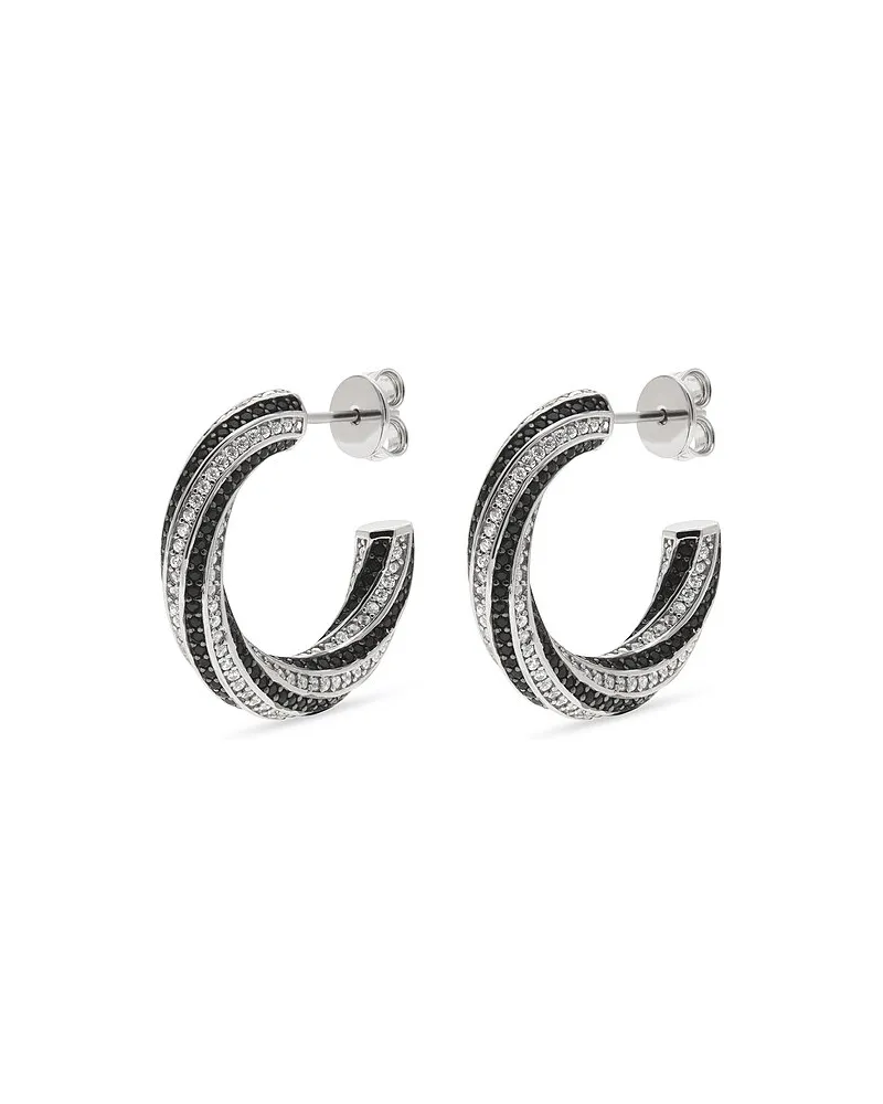 JETTE Creolen TWISTED Silber