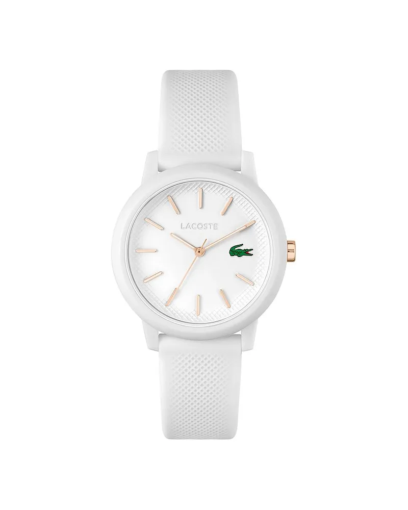 Lacoste Damenuhr Weiß
