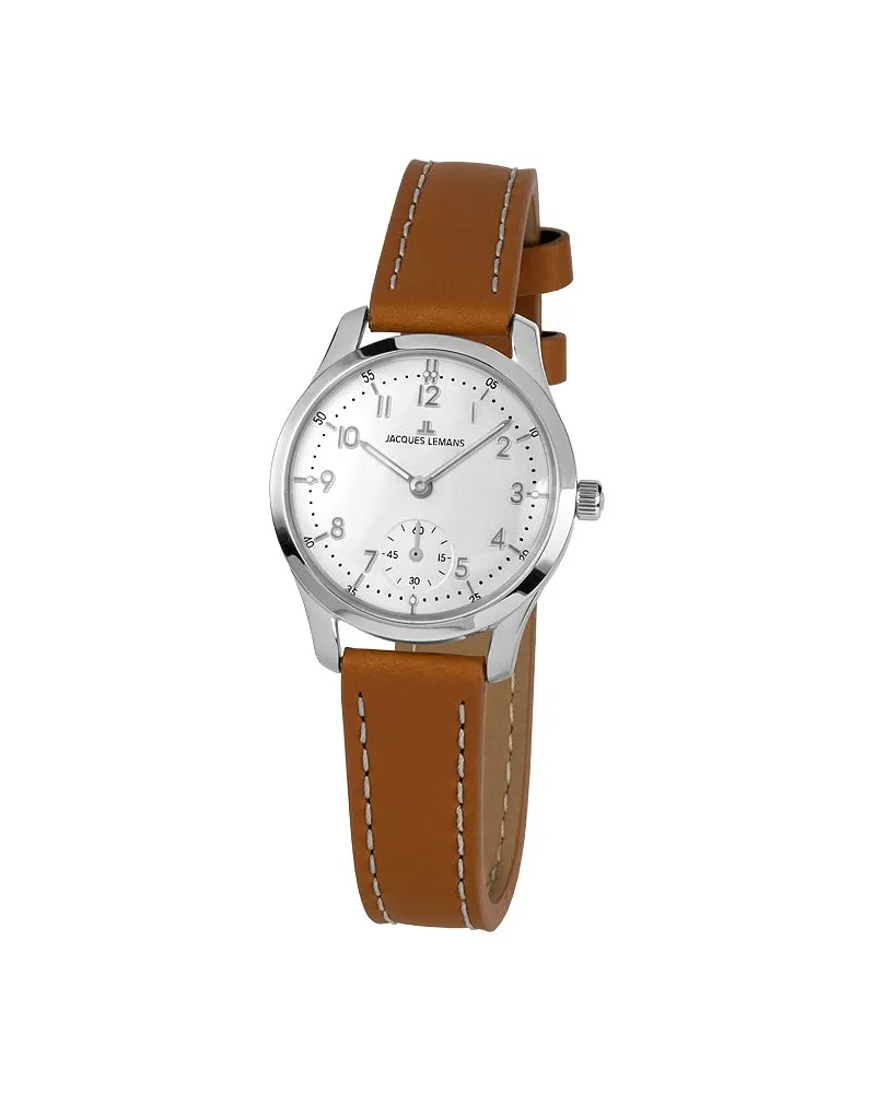 Jacques Lemans Damenuhr Retro Classic Silber