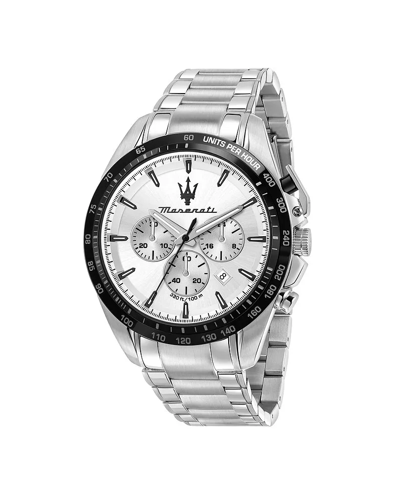 Maserati Chronograph Traguardo Silber