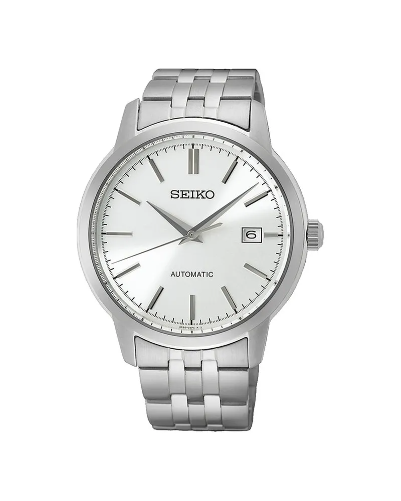 Seiko Herrenuhr Automatik Silber