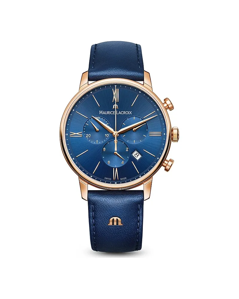 Maurice Lacroix Unisexuhr Eliros Date Chronograph Roségold