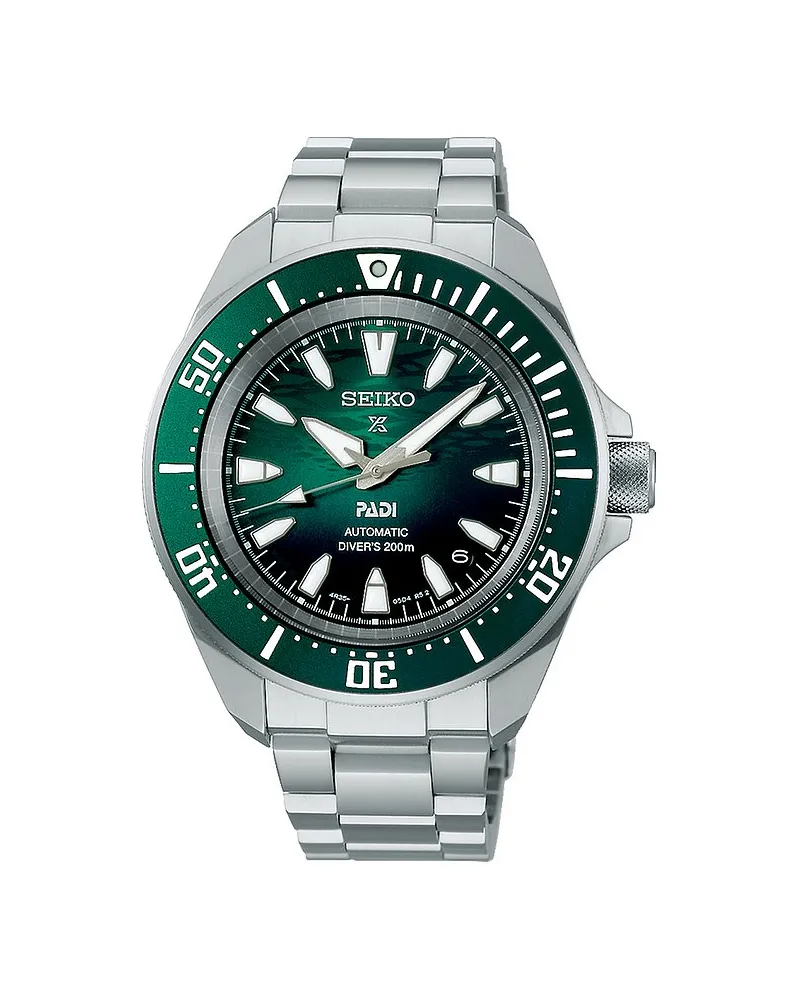 Seiko Herrenuhr Prospex SEA Silber