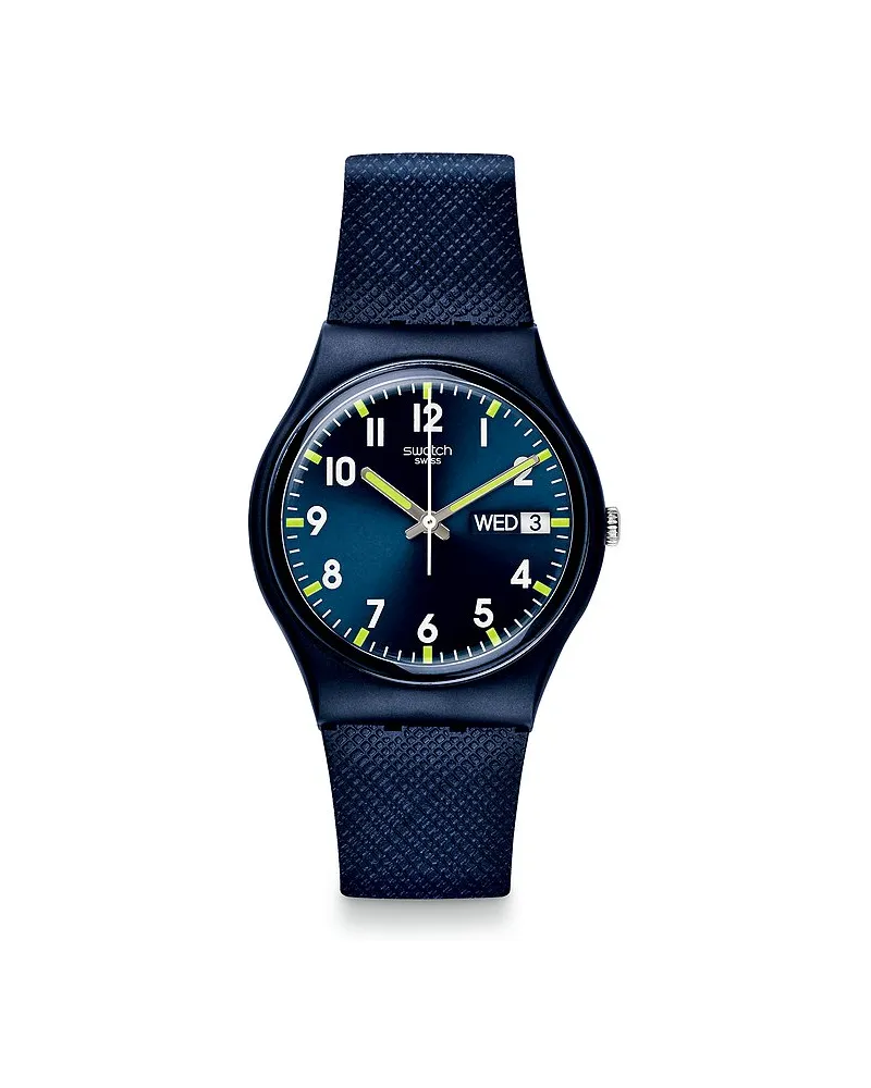 Swatch Unisexuhr Core Blau