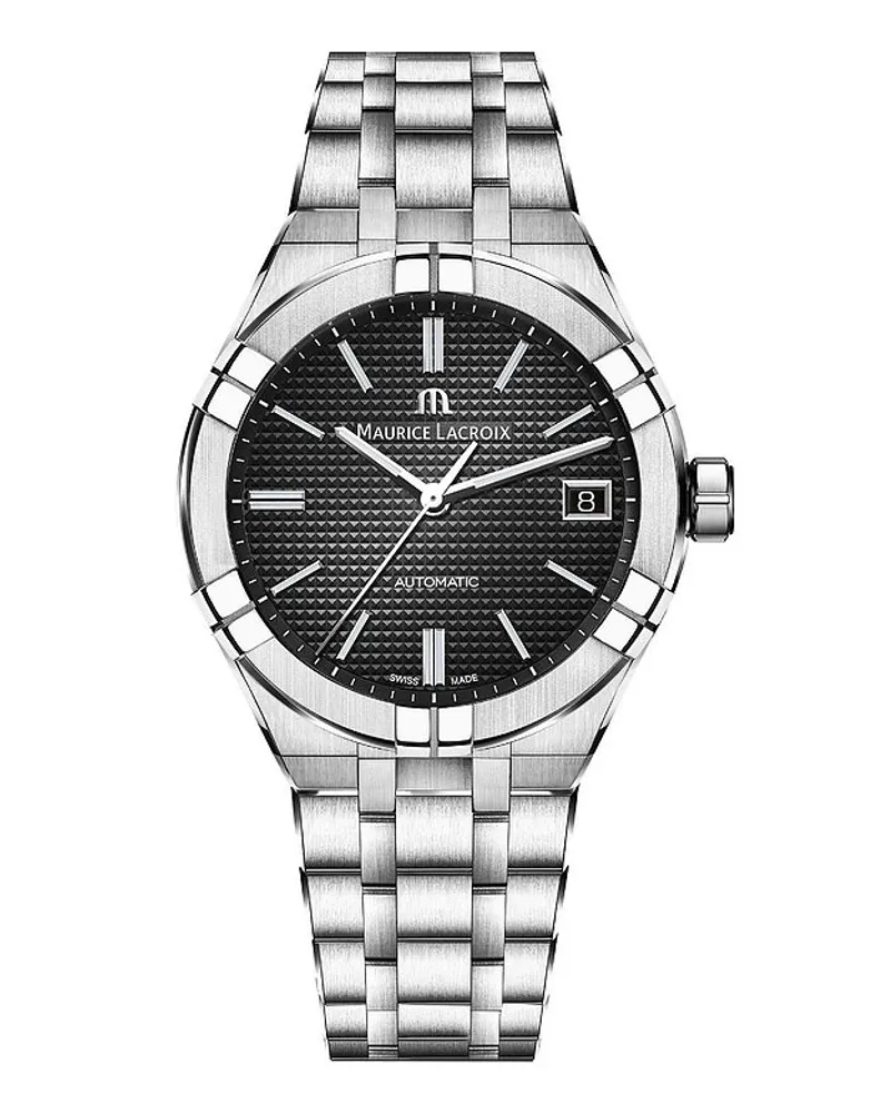 Maurice Lacroix Herrenuhr Aikon Date Silber