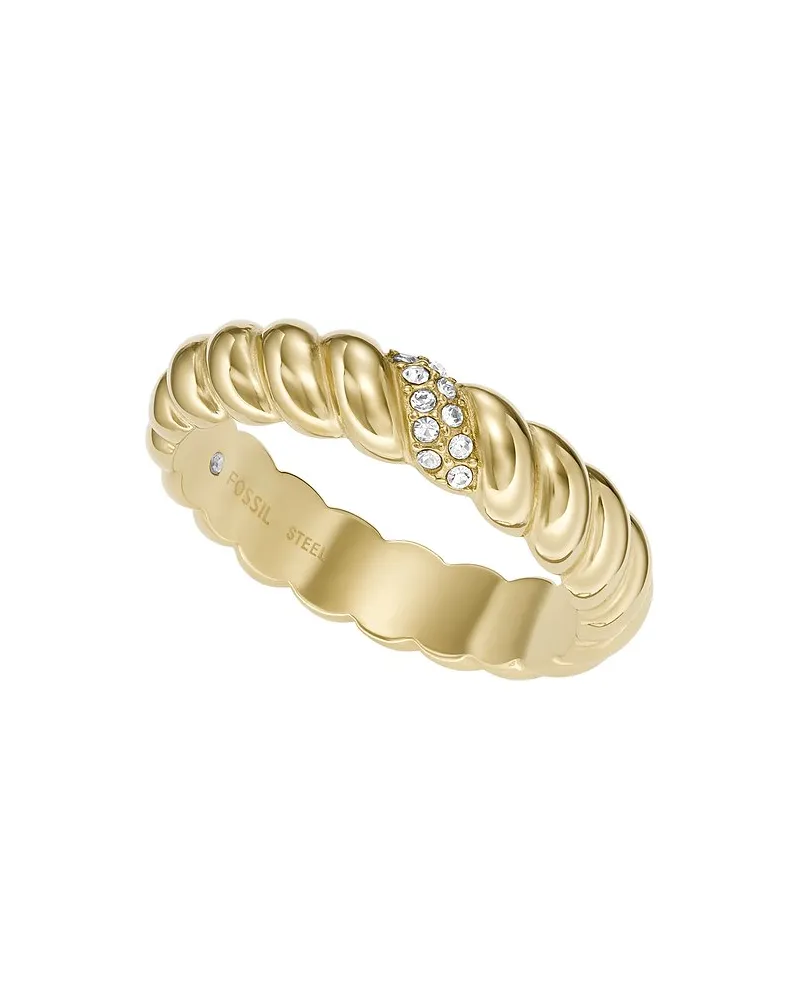Fossil Damenring Gold