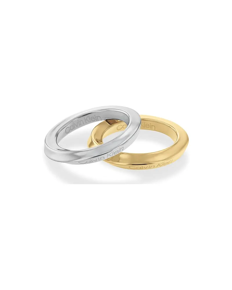 Calvin Klein Damenring Bicolor